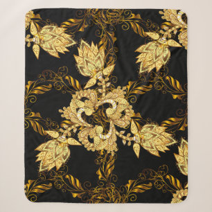 Nahtloses orientalisches Ornament im Stil des Baro Sherpadecke