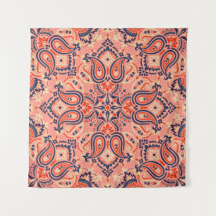 Nahtloses Paisley: Vintage-Musterdesign. Wandteppich