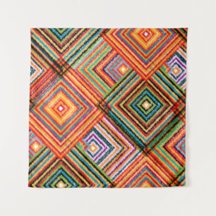 Nahtloses Patchwork-Design. Creative Backgr Wandteppich