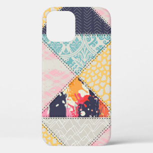 Nahtloses Patchwork-Stilmuster Case-Mate iPhone Hülle