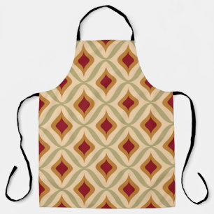 Nahtloses retro-ornamentales Muster, vintage Illus Schürze
