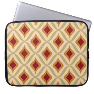 Nahtloses retro ornamentales Muster vintage Illust Laptopschutzhülle