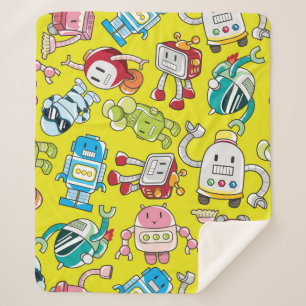 nahtloses Robotermuster Sherpadecke