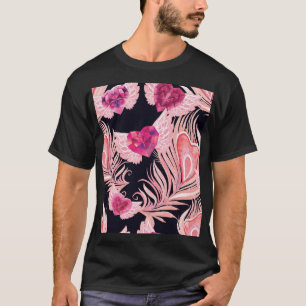 Nahtloses, sanftes Watercolor-Muster T-Shirt