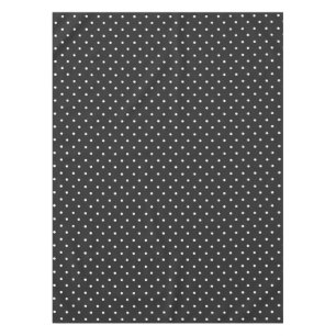 Nahtloses Schwarz-Weiß-Polka-Punkt-Muster  Tischdecke