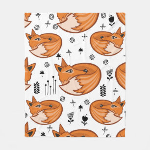 Nahtloses skandinavisches Muster. Kinderhintergrun Fleecedecke