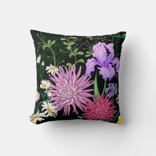 Nahtloses Sommermuster. Wilde Blume Kamille, h Kissen