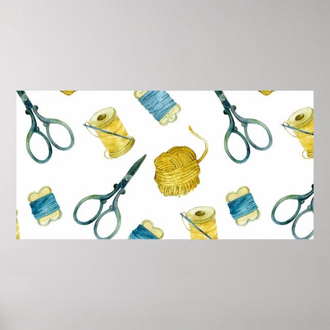 Nahtloses Stricken Poster (Vorne)