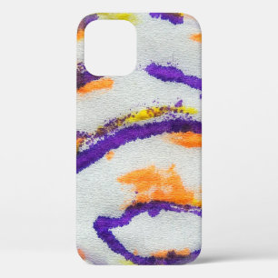 Nahtloses Tier Zebra. Schmutziges Kunstmuster. Abs Case-Mate iPhone Hülle