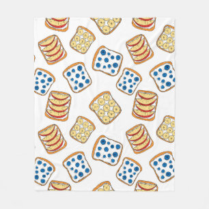Nahtloses Toastmuster Fleecedecke