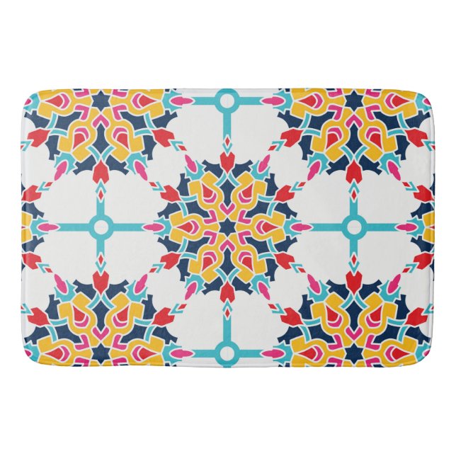 Nahtloses türkisches Design Badematte (Vorderseite)