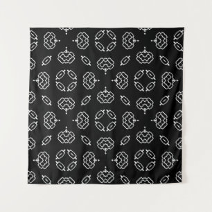 Nahtloses Vintage-Muster im geometrischen ornament Wandteppich