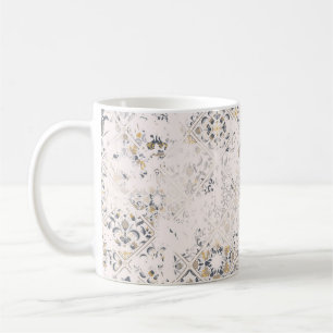 Nahtloses Vintage-Muster mit einem Effekt der Abnu Kaffeetasse