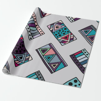 Nahtloses Vintages Muster. geometrischer Hintergru Geschenkpapier