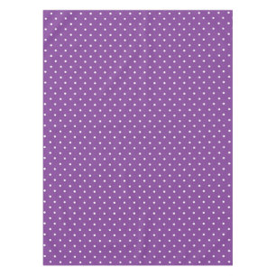 Nahtloses violettes Hintergrund-Polka-Punkt-Muster Tischdecke