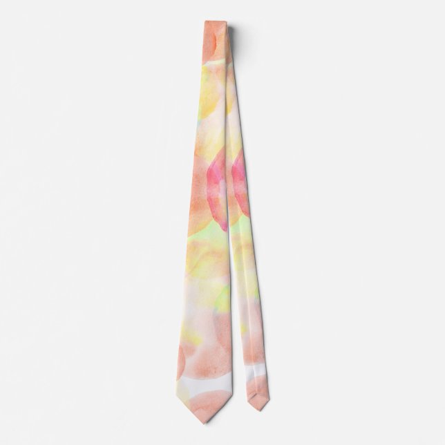 Nahtloses Wasserfarbmuster von Schaufenster Krawatte (Vorderseite)