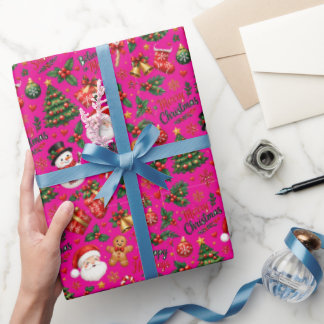 Nahtloses Weihnachtsmuster Geschenkpapier