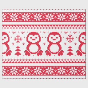 Nahtloses Wintermuster WeihnachtsPackpapier Geschenkpapier
