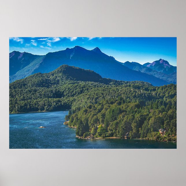 Nahuel huapi Nationalpark aantenview, bariloche Poster (Vorne)