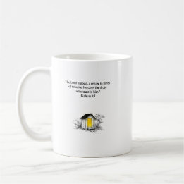 Nahum 1:7 Bibelvers christliche Tasse