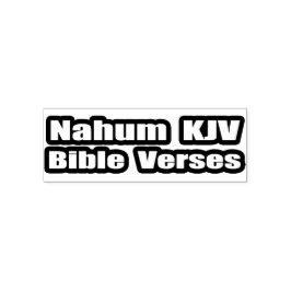 "Nahum KJV Bible Verses" Text Permastempel