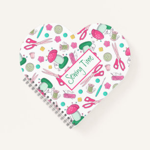 Nähzeit Spiral Notebook Notizbuch