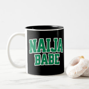 Naija Babe — Nigerianischer Stolz  Zweifarbige Tasse