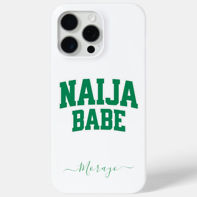 Naija Babe — Personalisierte Handyhülle Case-Mate iPhone Hülle (Rückseite)