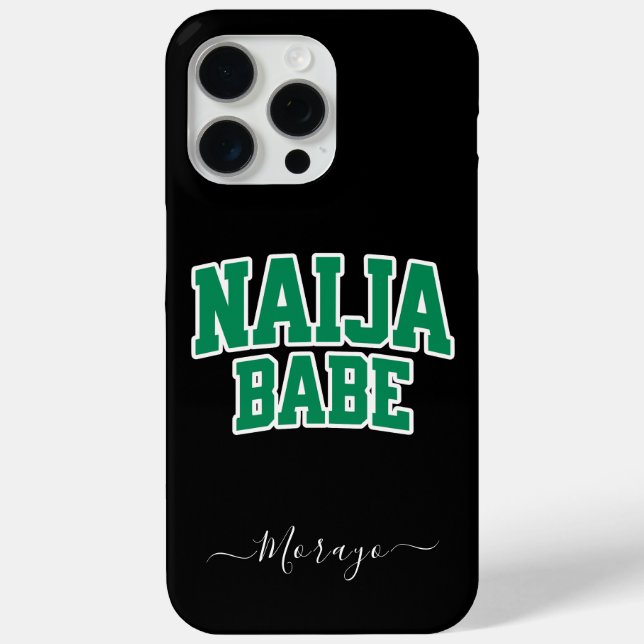 Naija Babe — Personalisierte Handyhülle Case-Mate iPhone Hülle (Rückseite)