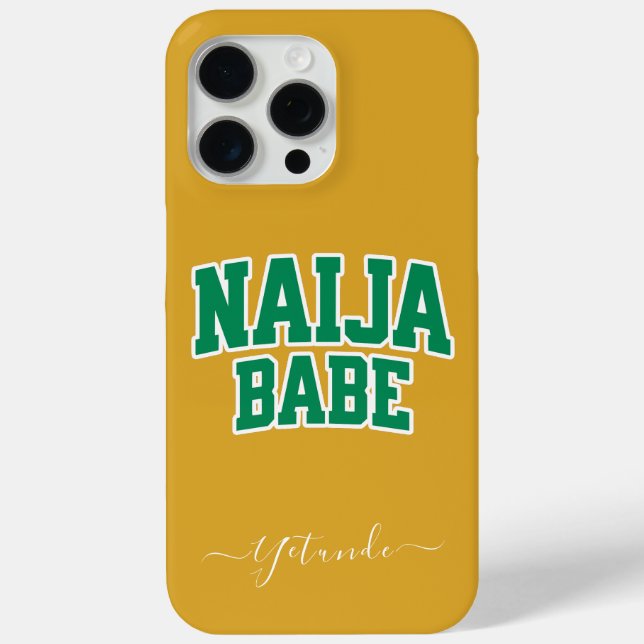 Naija Babe – Personalisierte Handyhülle Case-Mate iPhone Hülle (Rückseite)