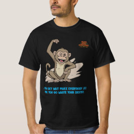 Naija Hustle Monkey T-Shirts - Destiny Quote