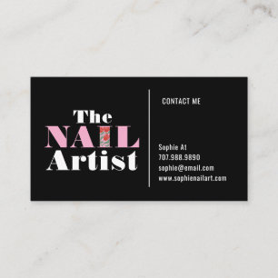 Nail Art Artist Business Card Visitenkarte