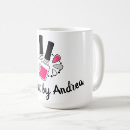 Nail Art Design Kaffeetasse
