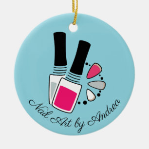 Nail Art Design Keramik Ornament