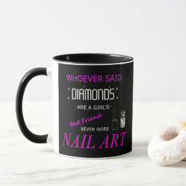 Nail Art ist mein bester Freund 11 oz Combo Tasse