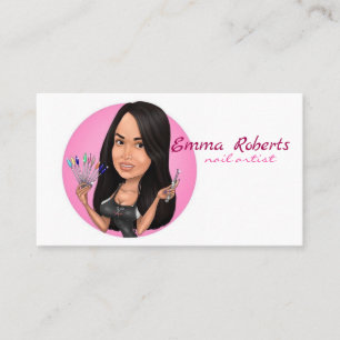 Nail Artist Business Card Visitenkarte