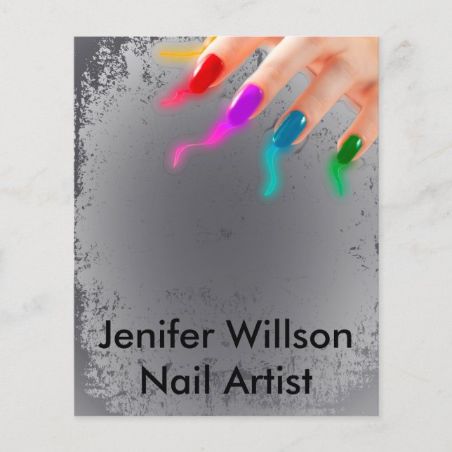 Nail Artist Flyer (Vorne)