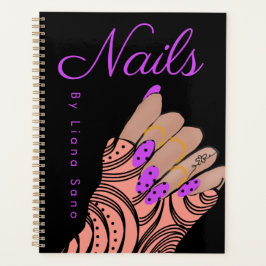 Nail Artist Tattoo Hand Terminplaner Planer