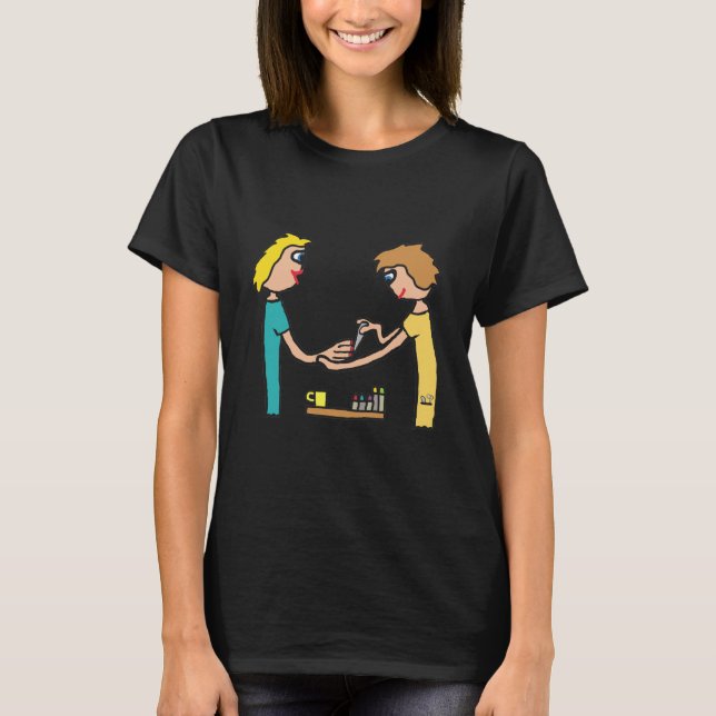 Nail Bar Salon Techniker T-Shirt (Vorderseite)