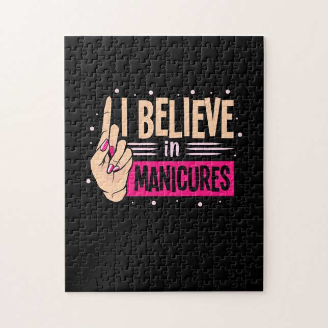 Nail Boss glaubt an Maniküre Puzzle (Vertikal)