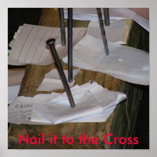 Nail it to Cross Poster (Vorne)