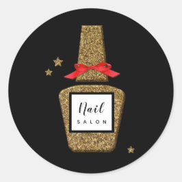 NAIL MAIL! Nagel-Stylist-Aufkleber Runder Aufkleber