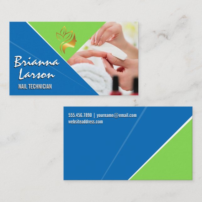 Nail Polish | Salon Visitenkarte (Vorne/Hinten)