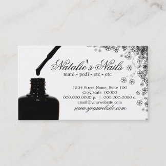 Nail Polish Visitenkarten Visitenkarte