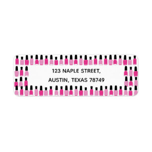 Nail Polnisch Address Labels