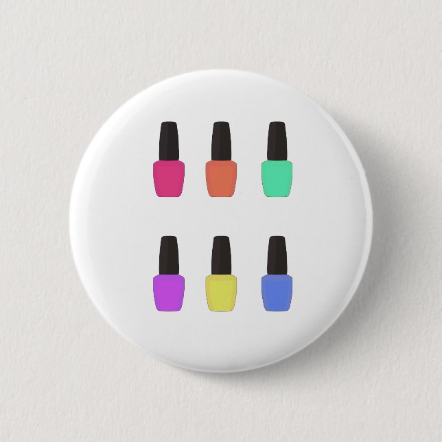 Nail Polnischer Flaschenabstrich Button (Vorderseite)
