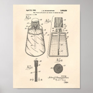 Nail Polnischer Kläger 1963 Patent Art Old Peper Poster