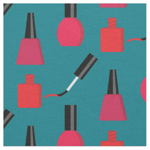 Nail Polnischer Salon Stylist Red Aquamarin Stoff