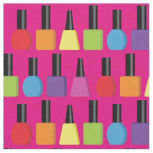 Nail Polnischer Salon Stylist Regenbogenfarben Ros Stoff