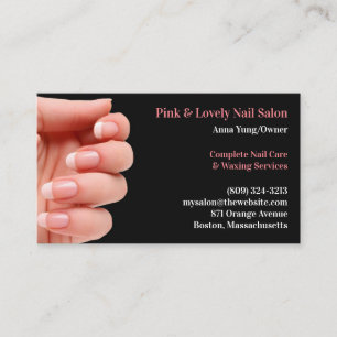 Nail Salon Business Card Visitenkarte